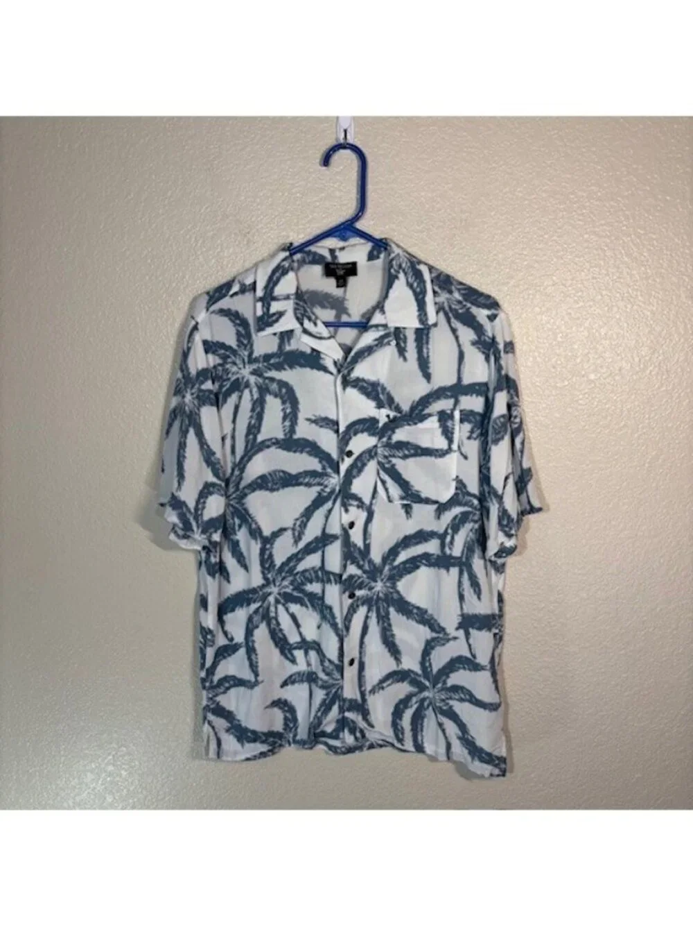 True Religion Hawaiian Shirt Mens Small Casual Short Sleeve Button Viscose